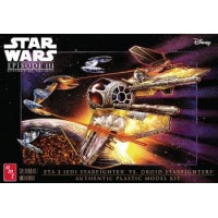 AMT 1/48 Star Wars: The Phantom Menace Jedi Starfighter vs Droid By AMT
