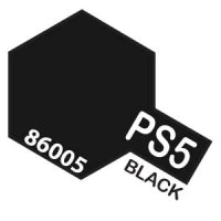 PS-5 Spray Polycarbonate Black 3oz