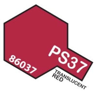 PS-37 Spray Polycarbonate Transparent Red 3oz