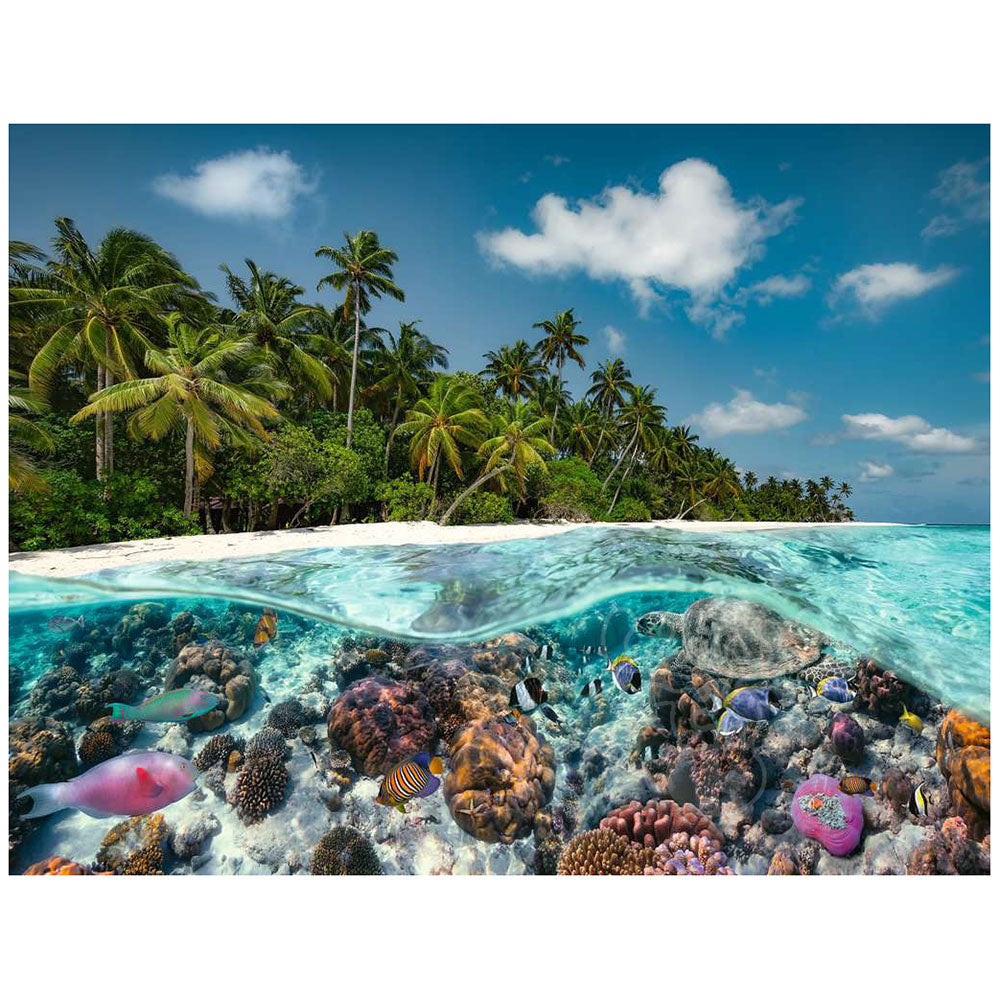 174416 - RAVENSBURGER 2000PC - A DIVE IN THE MALDIVES