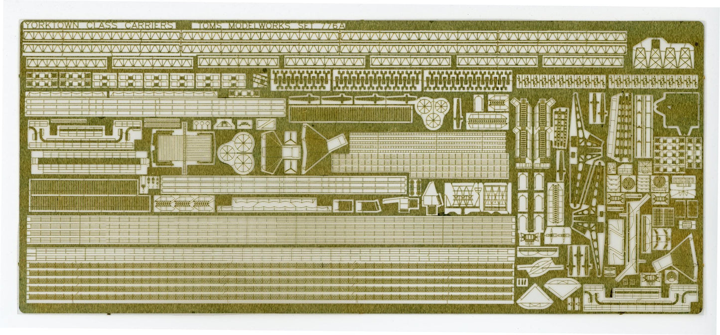 Toms Modelworks #776 1/700 #776 Yorktown class carriers PE detail up set