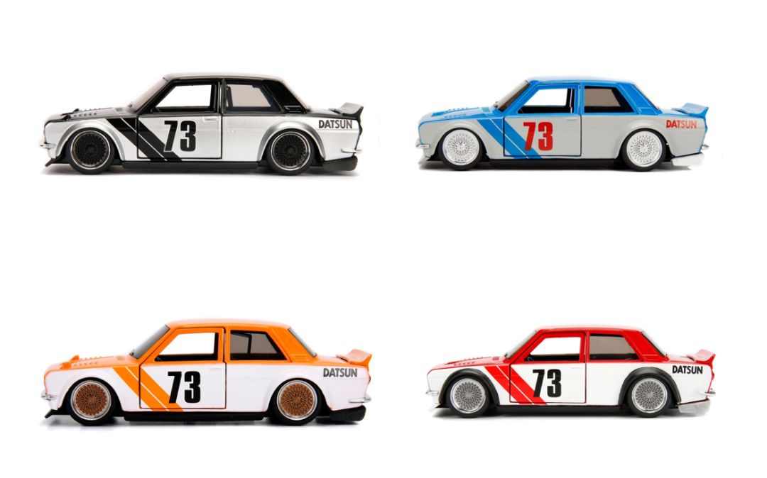 Jada 1/32 JDM tuners 1973 Datsun 510 Widebody glossy black