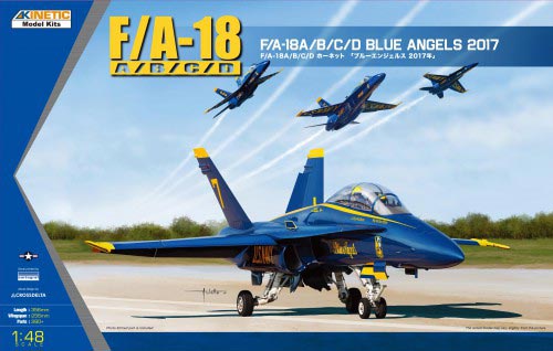 Kinetic 1/48 F/A-18A/B/C/D USN Blue Angels 2017
