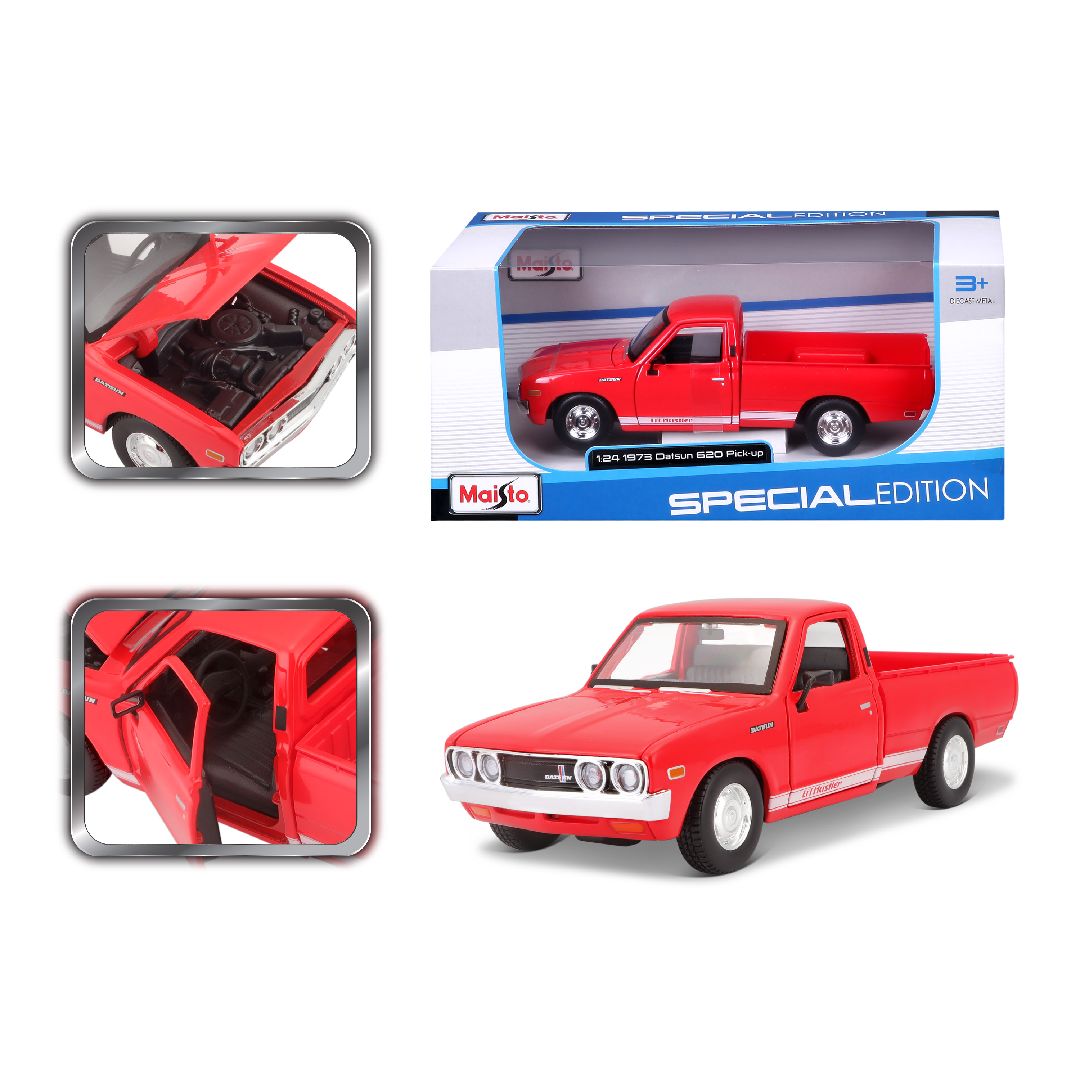 Maisto 1/24 Special Edition 1973 Datsun 620 Pick-up (Red)