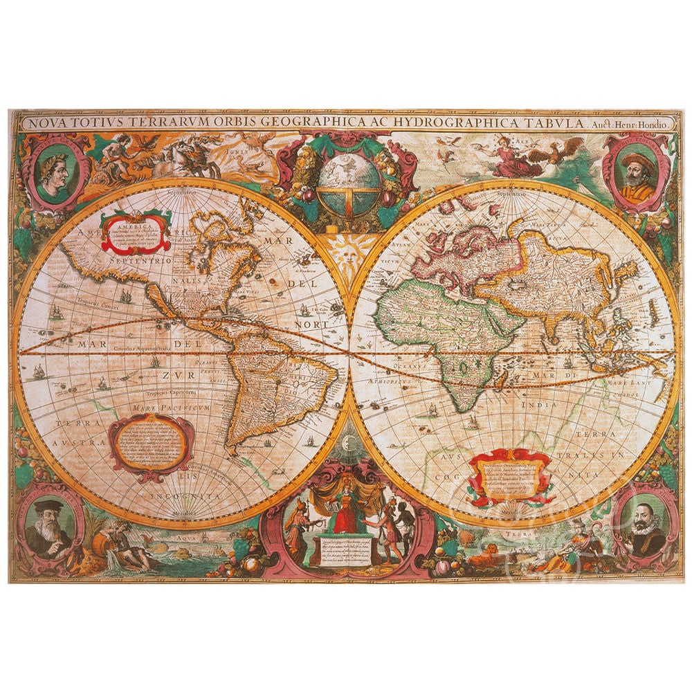 CLEMENTONI 1000pc - OLD MAP