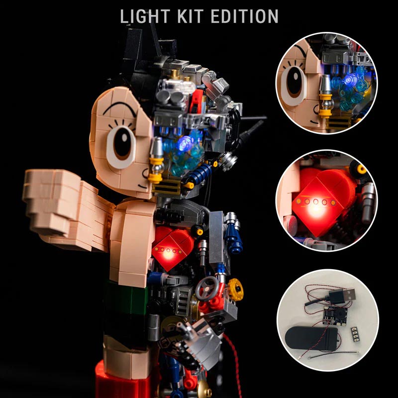 Astro Boy Mechanical Clear Version Brick Kit