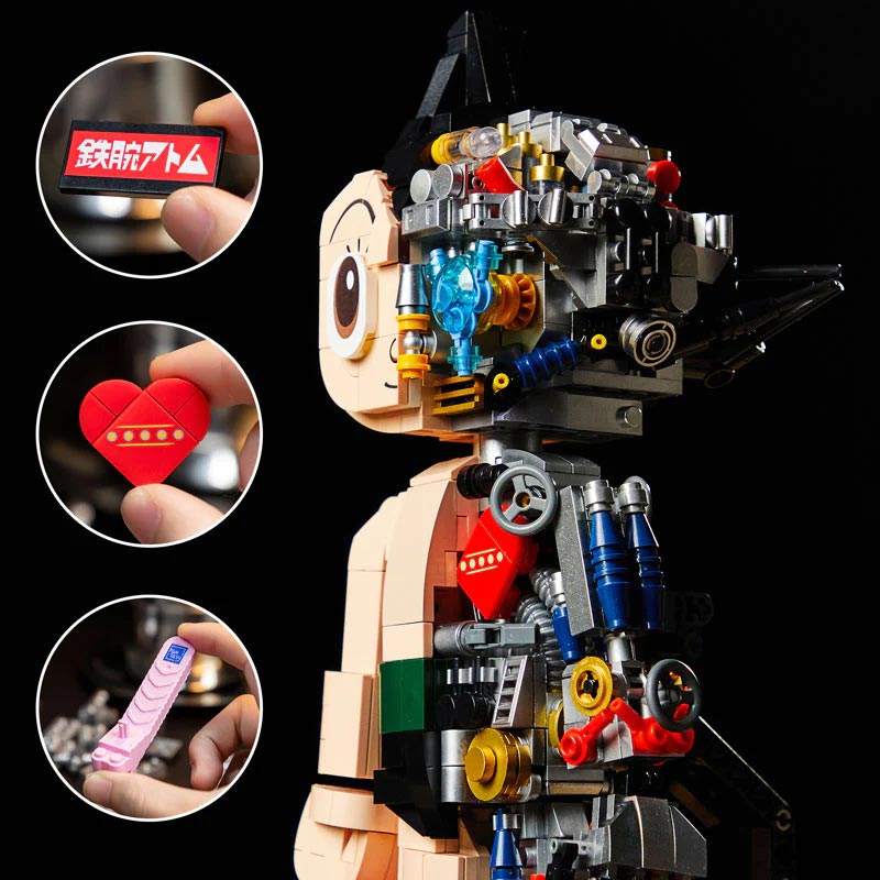 Astro Boy Mechanical Clear Version Brick Kit