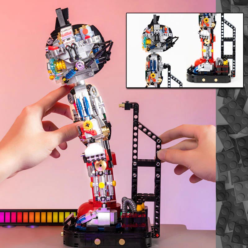 Astro Boy Mechanical Clear Version Brick Kit