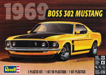 Revell 1/25 '69 Boss 302 Ford Mustang