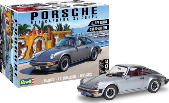 Revell 1/24 1984 Porsche 911 Carrera 3.2 Coupe Car (2 in 1)