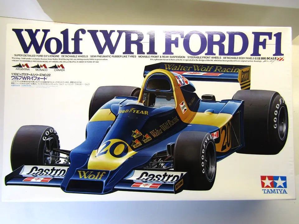 VINTAGE **1981** Tamiya 1 12 Vintage Big Scale Wolf Wr1 Ford F1