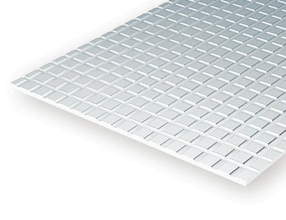 Styrene Sidewalk 1/8 12"x24"