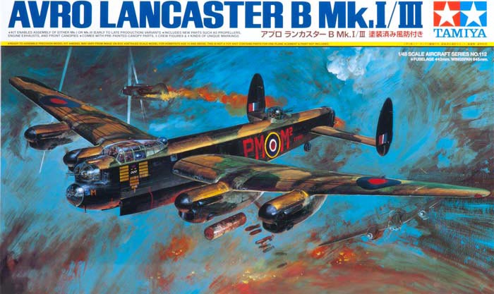 61112 Tamiya 1/48 Avro Lancaster B Mk.I/III