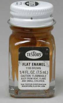 Enamel 1/4 oz Flat Military Brown