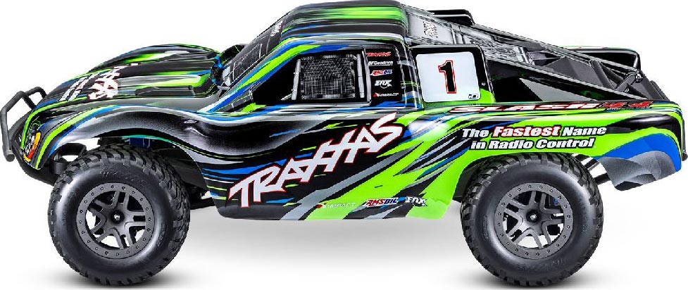 Traxxas Slash 4X4 1/10 4WD BL-2s Brushless RTR Short Course Truck Green