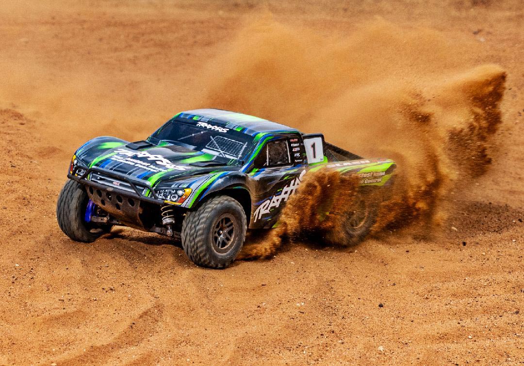 Traxxas Slash 4X4 1/10 4WD BL-2s Brushless RTR Short Course Truck Green