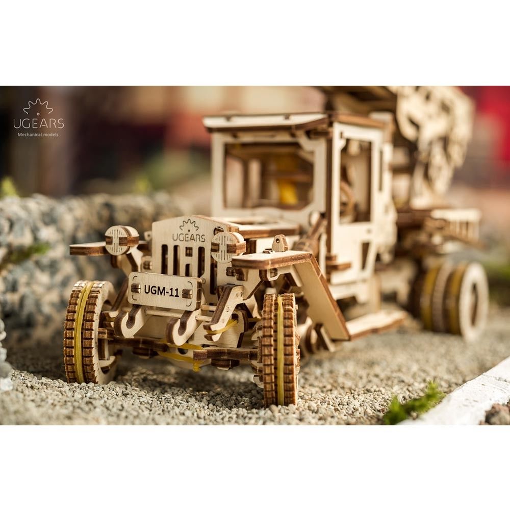 UGears Ladder Fire Truck - 537 pieces (Advanced)