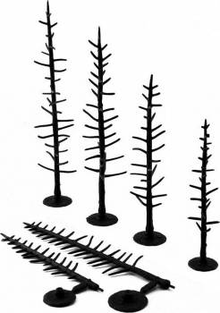 Pine Tree Armatures 2-1/2"-4" (70) By WOODLAND SCENICS