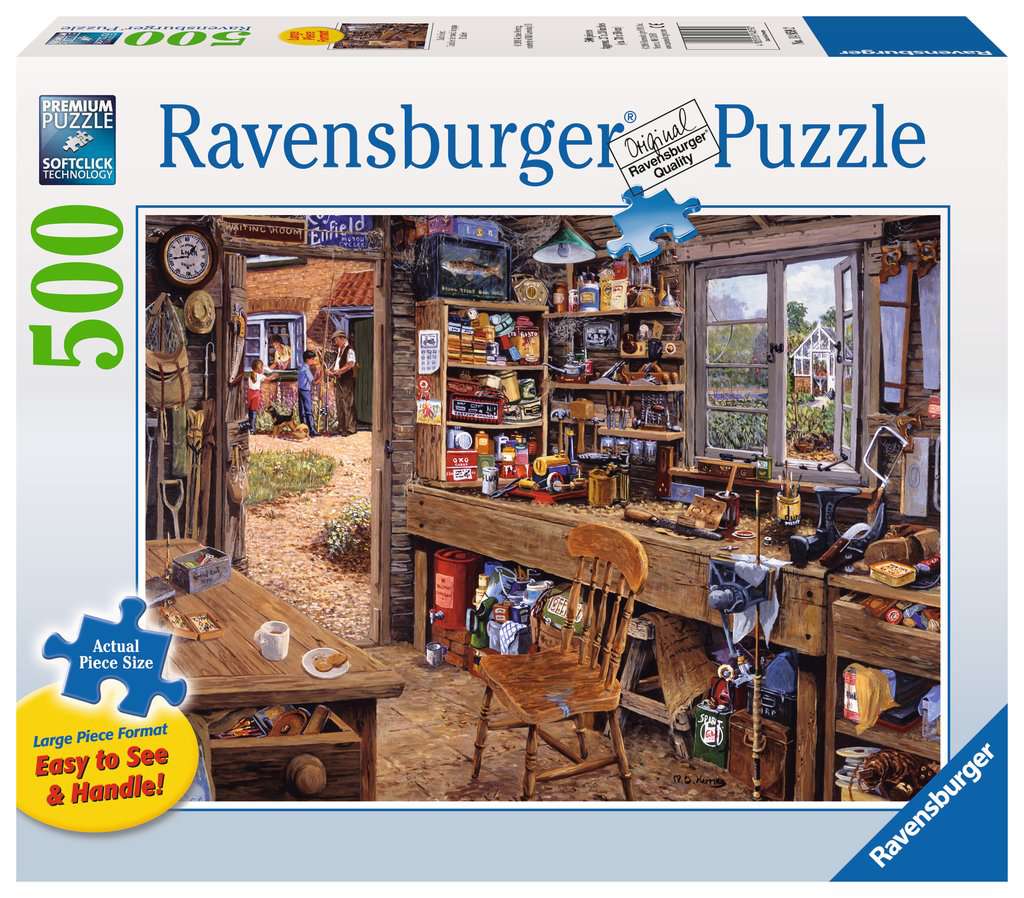 148592 - RAVENSBURGER 500PC XXL - DAD'S SHED
