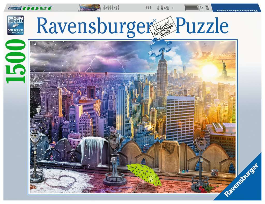 120006985 - RAVENSBURGER 1500PC - SEASONS OF NEW YORK