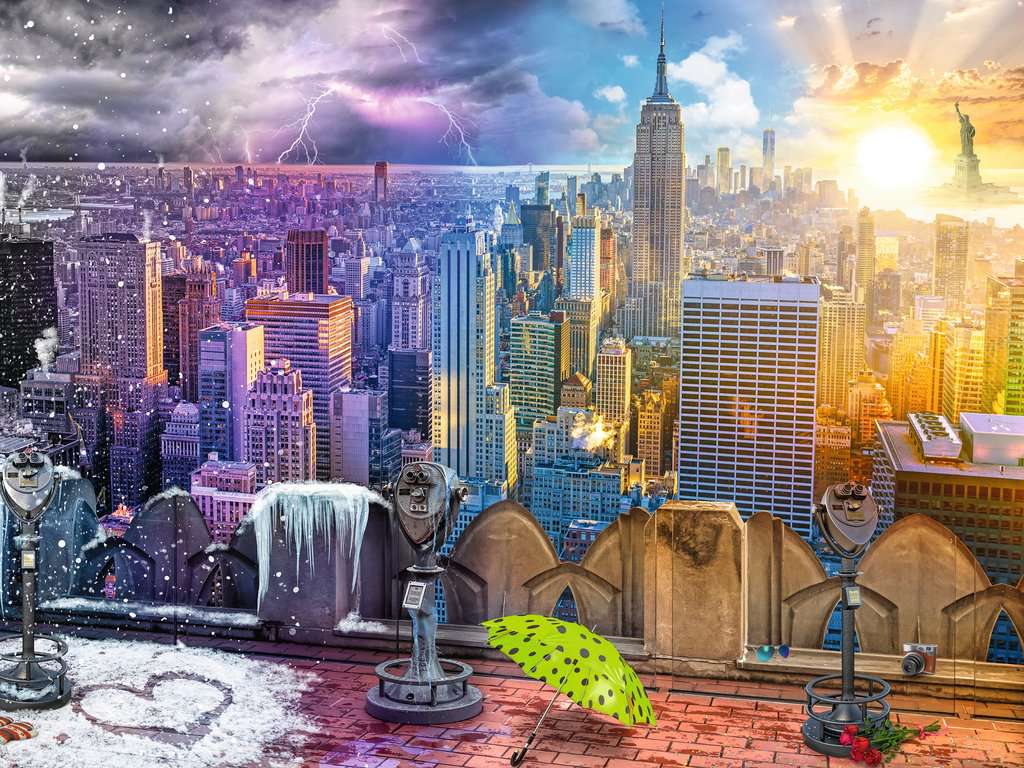 120006985 - RAVENSBURGER 1500PC - SEASONS OF NEW YORK
