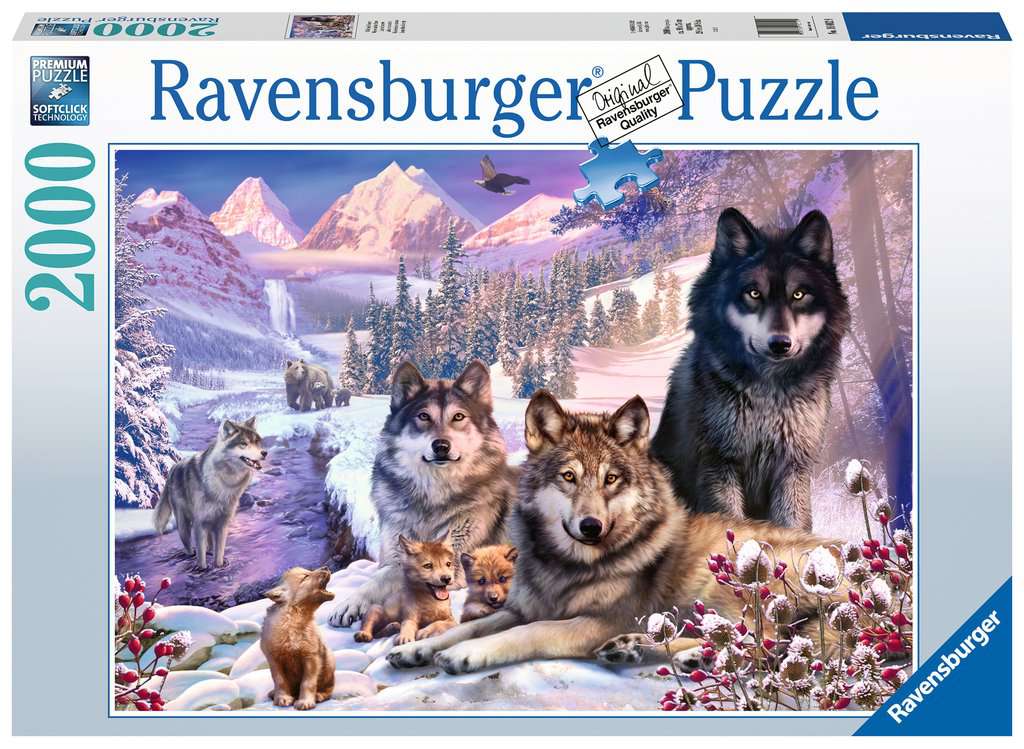 160129 - RAVENSBURGER 2000PC - WINTER WOLVES
