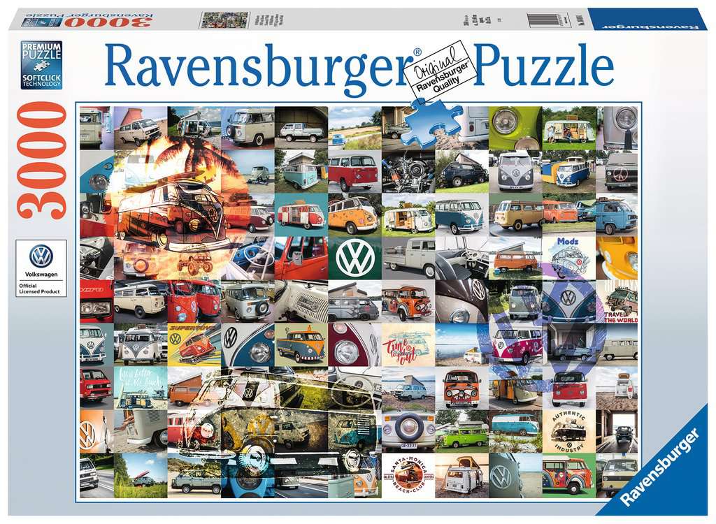 160181 - RAVENSBURGER 3000PC - 99 VW CAMPERVAN MOMENTS