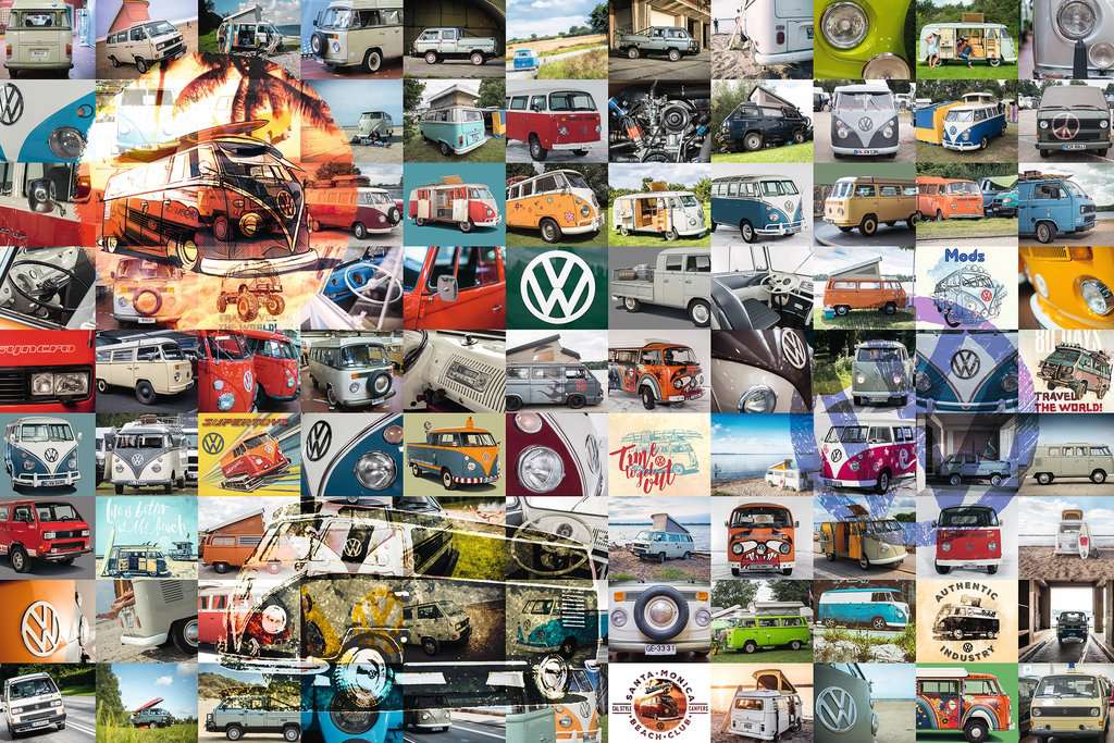 160181 - RAVENSBURGER 3000PC - 99 VW CAMPERVAN MOMENTS