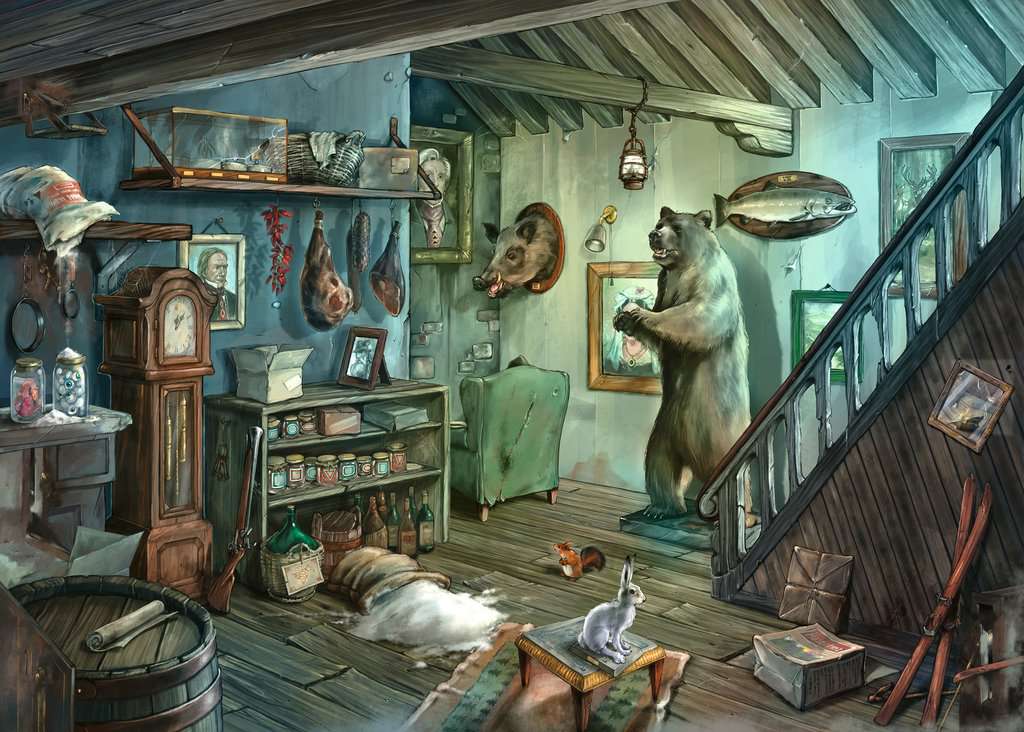 164356 - RAVENSBURGER 759PC - EASCAPE SERIES: THE FORBIDDEN BASEMENT