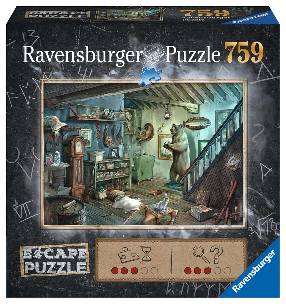 164356 - RAVENSBURGER 759PC - EASCAPE SERIES: THE FORBIDDEN BASEMENT
