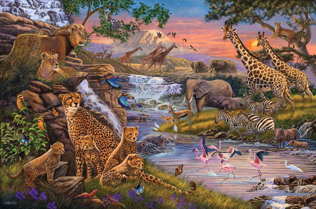164653 - RAVENSBURGER 3000PC - ANIMAL KINGDOM