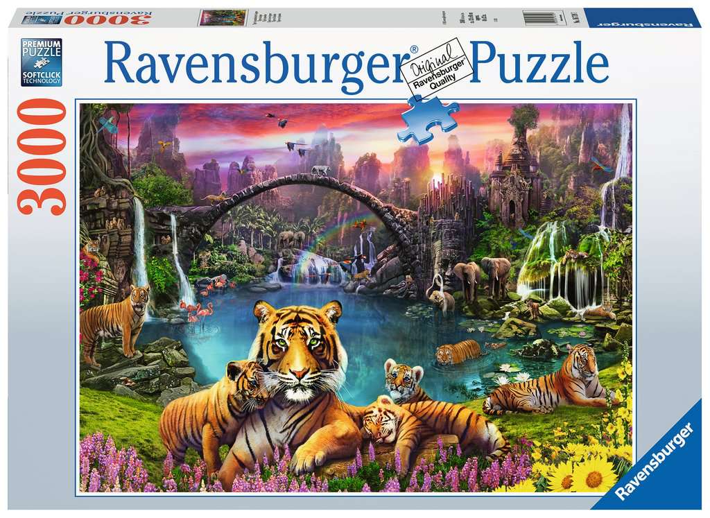 167197 - RAVENSBURGER 3000PC - TIGERS IN PARADISE