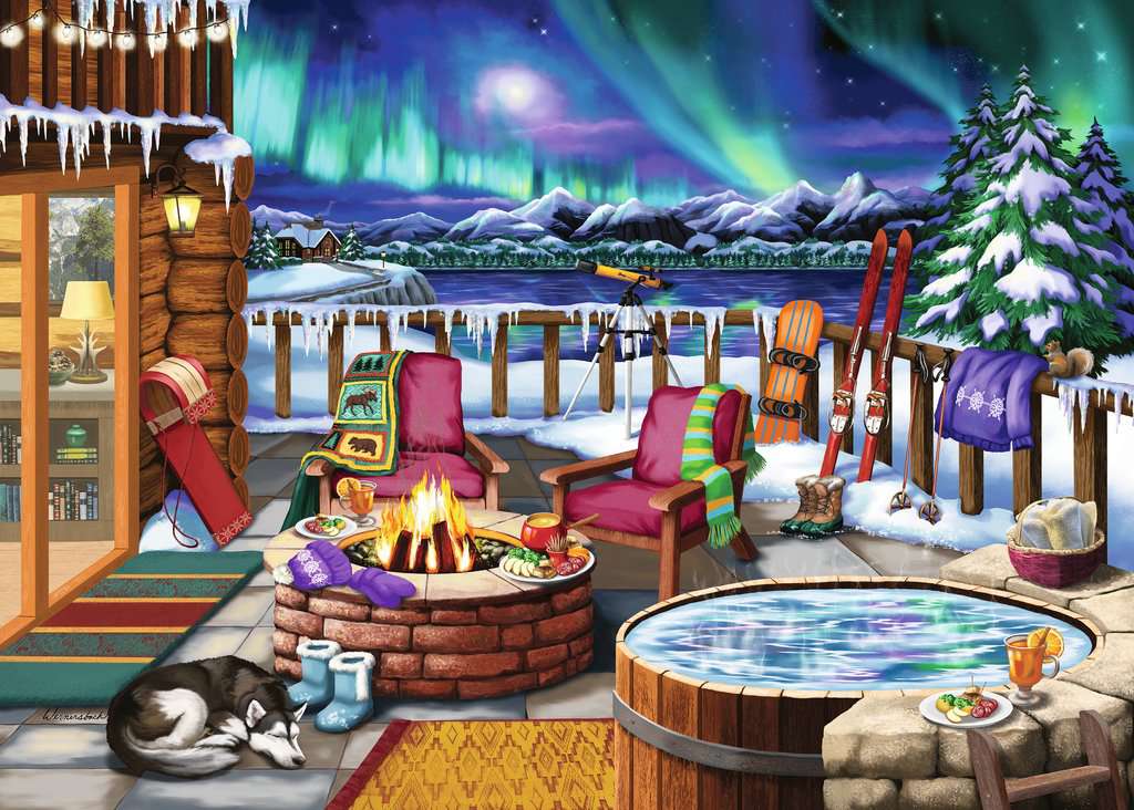167913 - RAVENSBURGER 500PC - NORTHERN LIGHTS