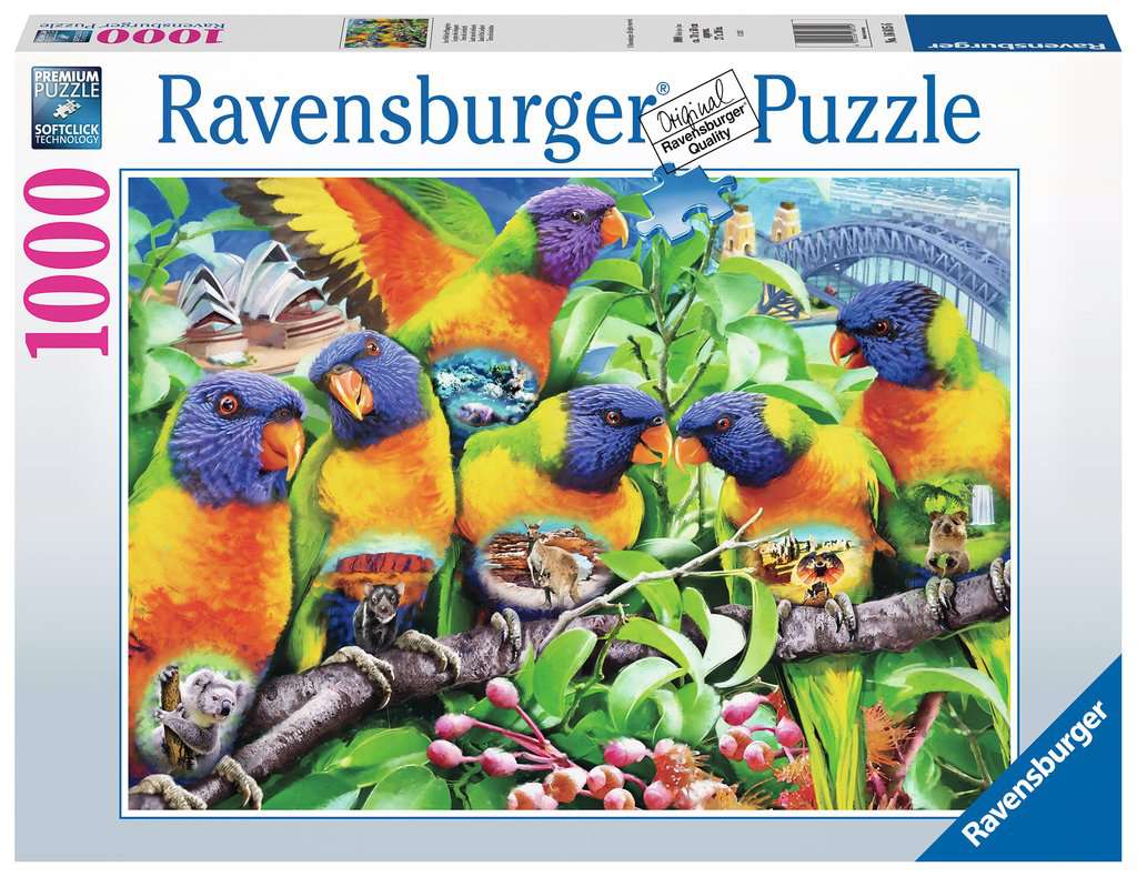 RAVENSBURGER 1000PC - LAND OF THE LORIKEET