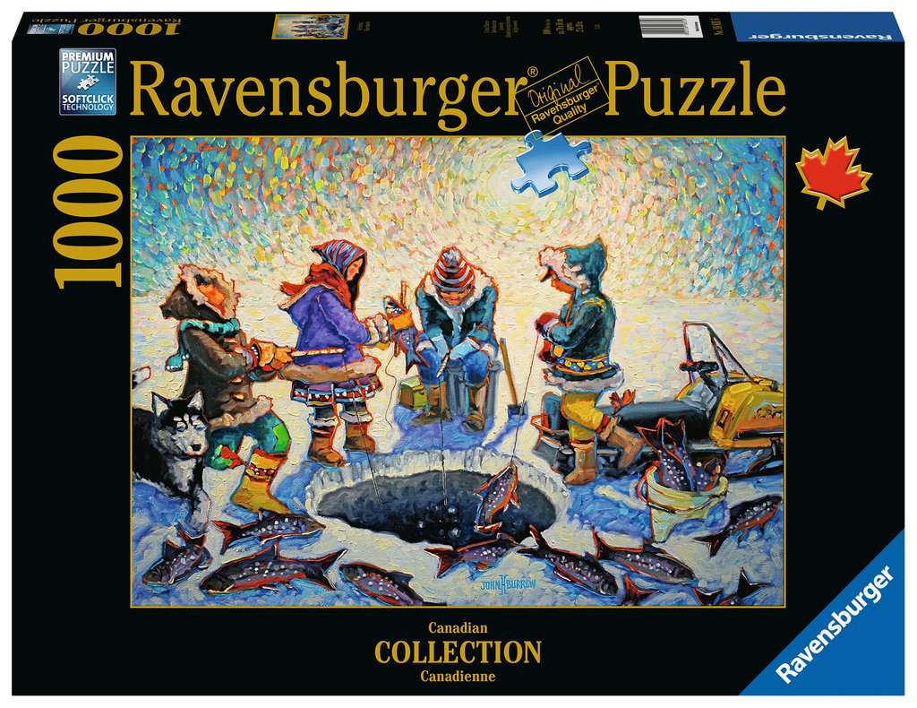 168316 - RAVENSBURGER 1000PC - CANADIAN COLLECTION: ICE FISHING