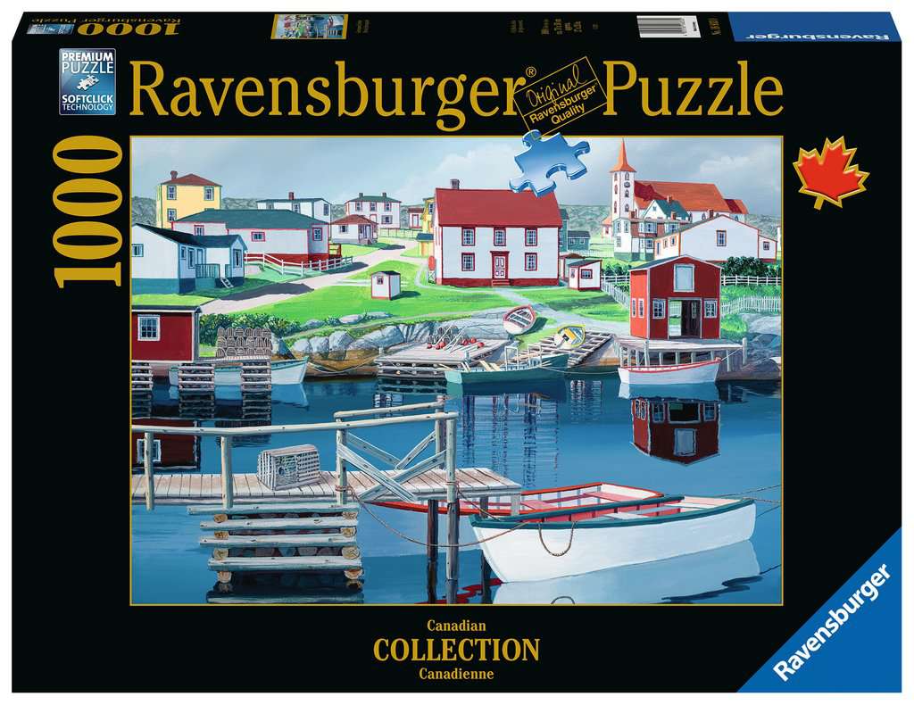 168330 - RAVENSBURGER 1000PC - CANADIAN COLLECTION: GREENSPOND HARBOR