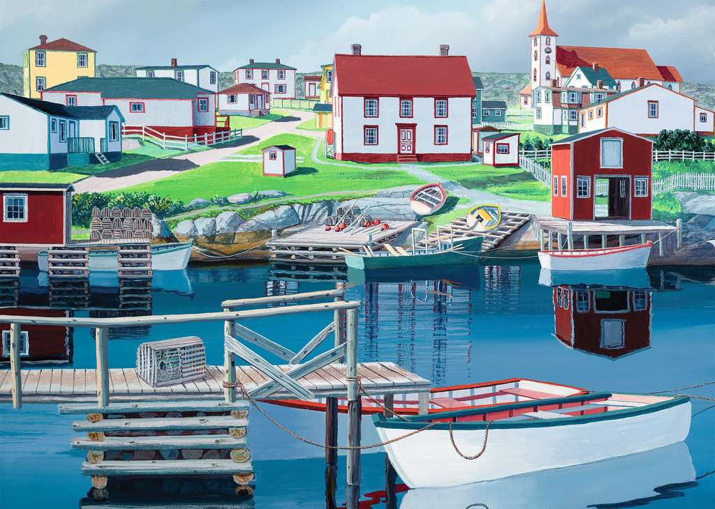 168330 - RAVENSBURGER 1000PC - CANADIAN COLLECTION: GREENSPOND HARBOR