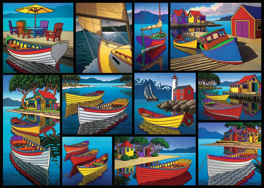 168347 - RAVENSBURGER 1000PC - CANADIAN COLLECTION: ON THE WATER