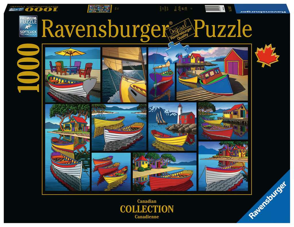 168347 - RAVENSBURGER 1000PC - CANADIAN COLLECTION: ON THE WATER