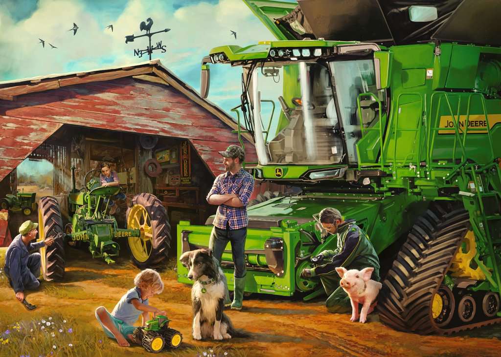Ravensburger John Deere Then & Now 1000pc