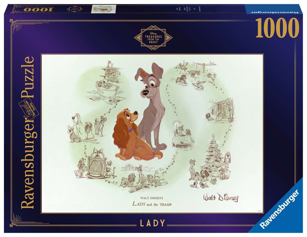 168637 - RAVENSBURGER 1000PC - DISNEY VAULT: LADY