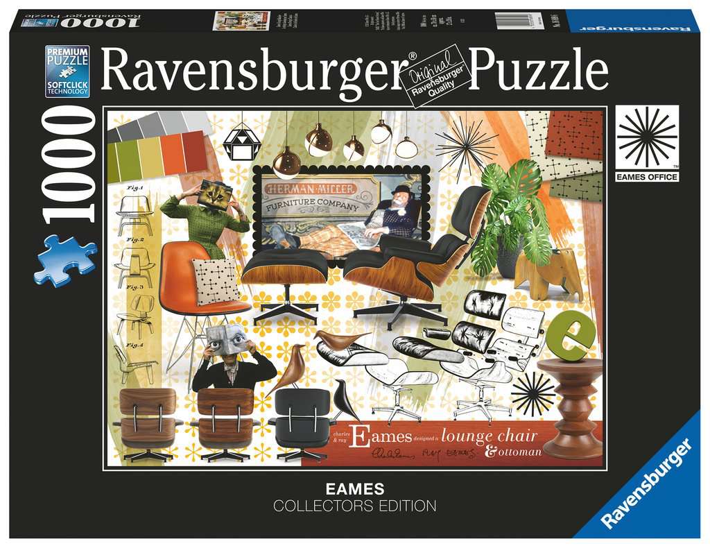 16899 - RAVENSBURGER 1000PC - EAMES DESIGN CLASSICS