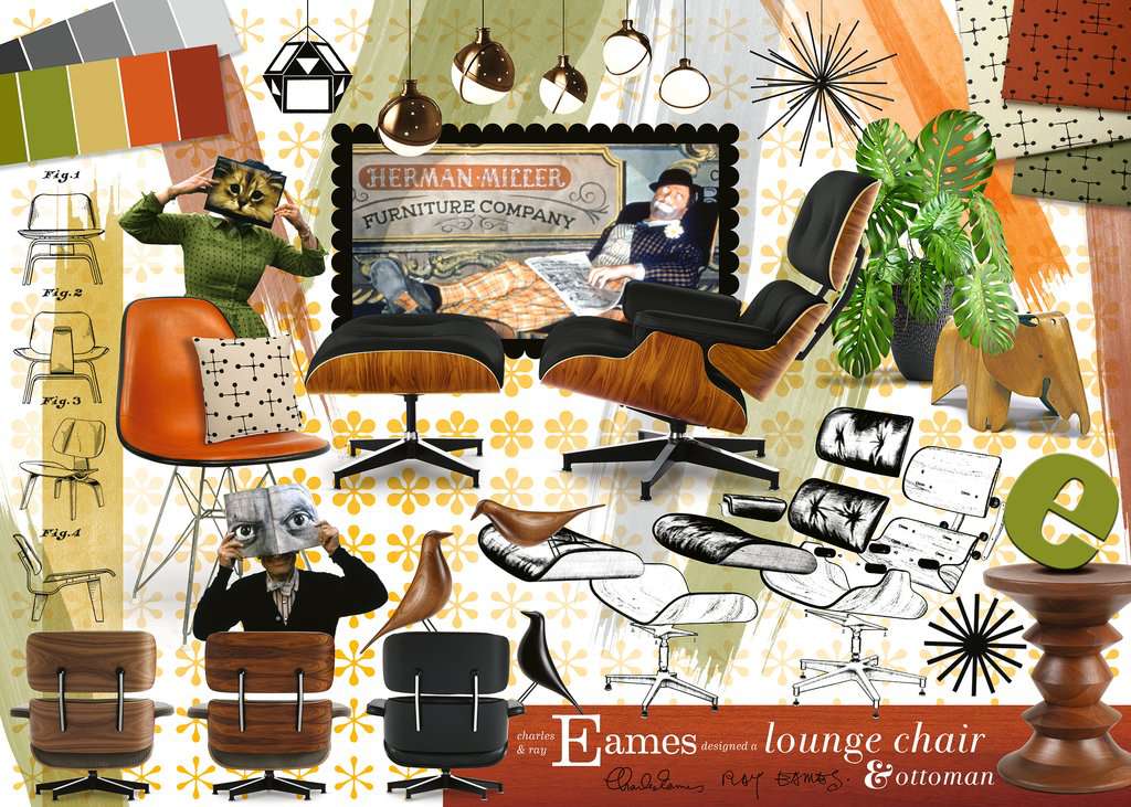 16899 - RAVENSBURGER 1000PC - EAMES DESIGN CLASSICS