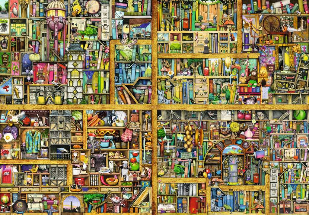 178254 - RAVENSBURGER 18000PC - MAGICAL BOOKCASE
