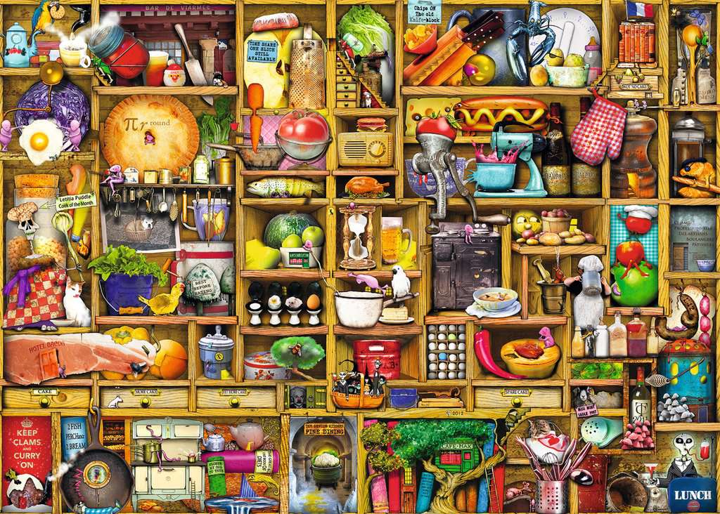 192984 - RAVENSBURGER 1000PC - KITCHEN CUPBOARD