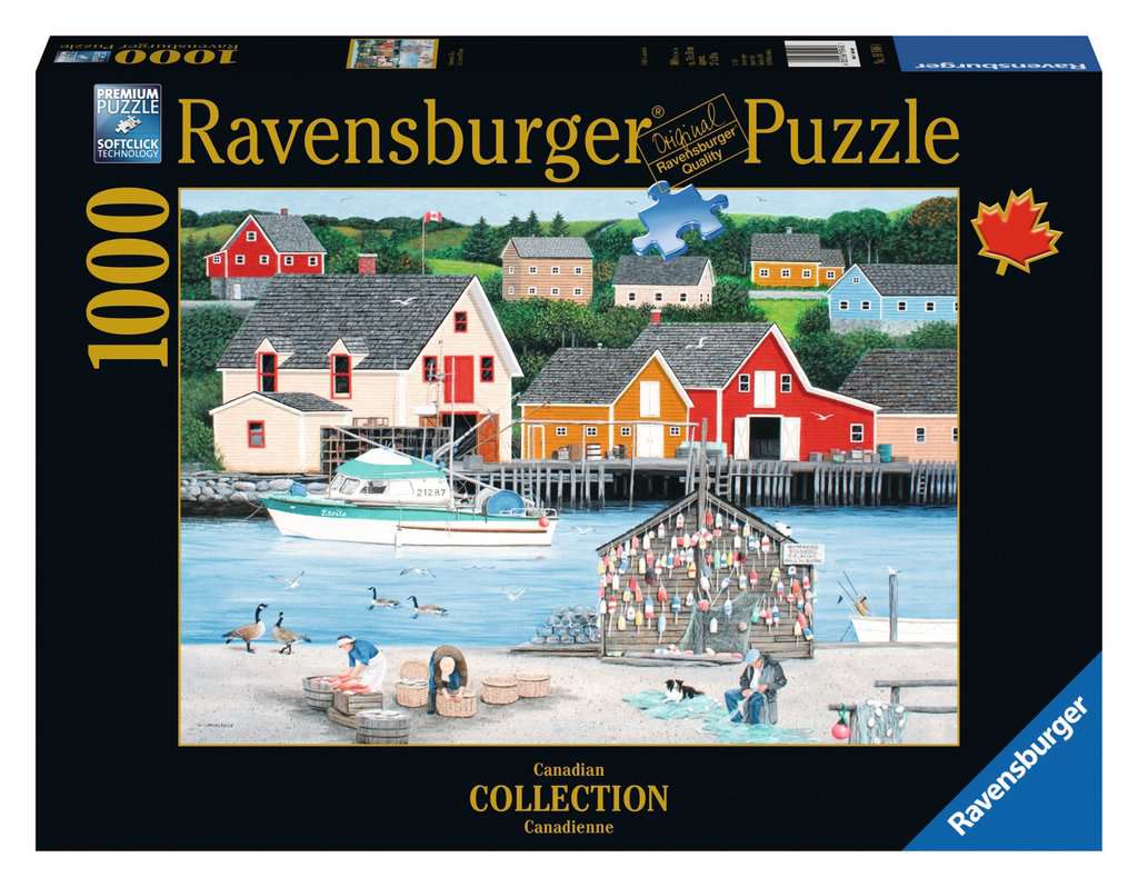 195480 - RAVENSBURGER 1000PC - CANADIAN COLLECTION: FISHERMAN'S COVE