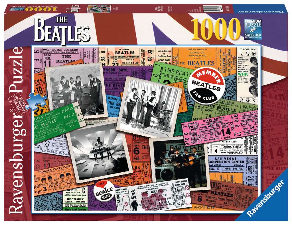 197514 - RAVENSBURGER 1000PC - THE BEATLES - TICKETS