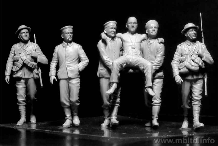 MASTER BOX 1/35 British and German soldiers, Somme Battle, 1916