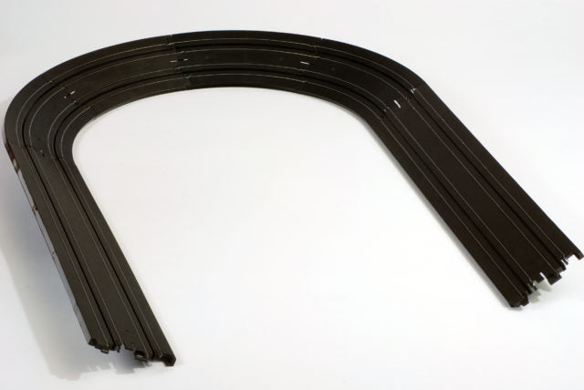 AFX Banked Curve 9in Radius HO Slot Car Track Sections