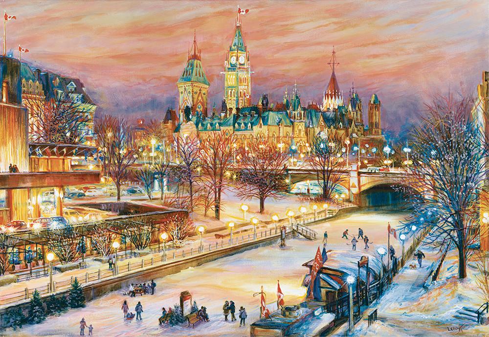 198689 - RAVENSBURGER 1000PC - CANADIAN COLLECTION: OTTAWA WINTERLUDE FESTIVAL